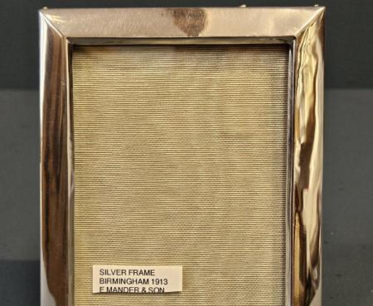 Silver Cushion Moulded Photo Frame - Image 1