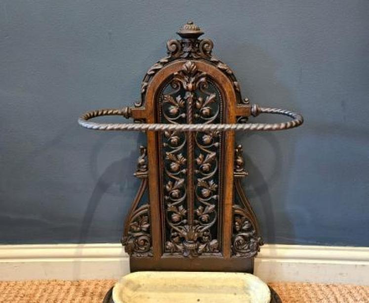 Victorian Cast Iron Stick Stand - Image 1