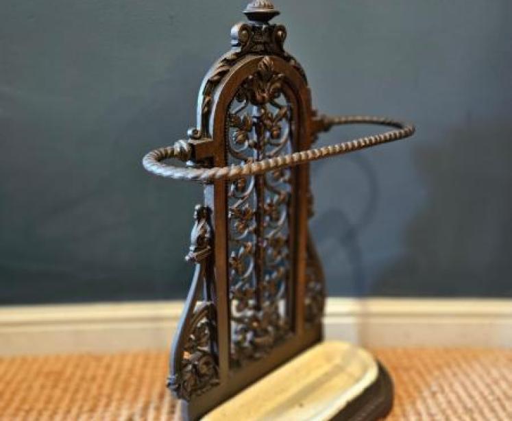 Victorian Cast Iron Stick Stand - Image 2