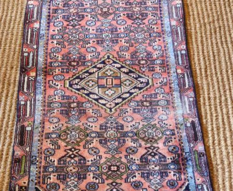 Antique Persian Wool Rug - Image 2