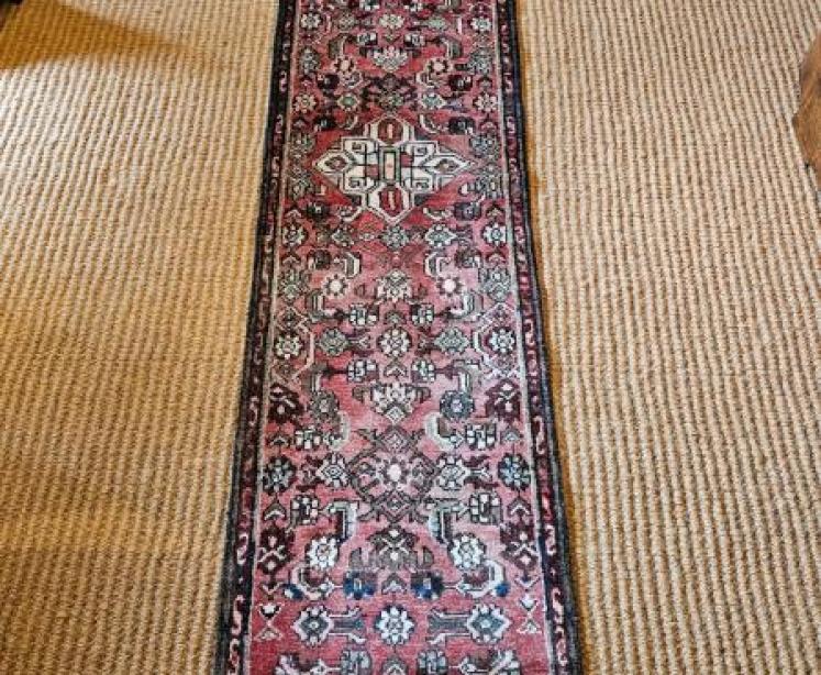 Antique 8' Wool Runner  - Image 1