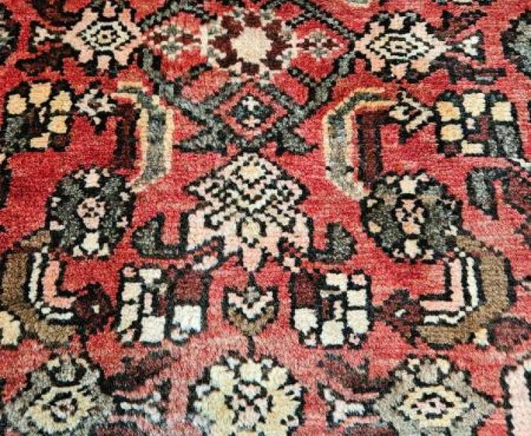 Antique 8' Wool Runner  - Image 5