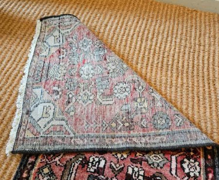 Antique 8' Wool Runner  - Image 6