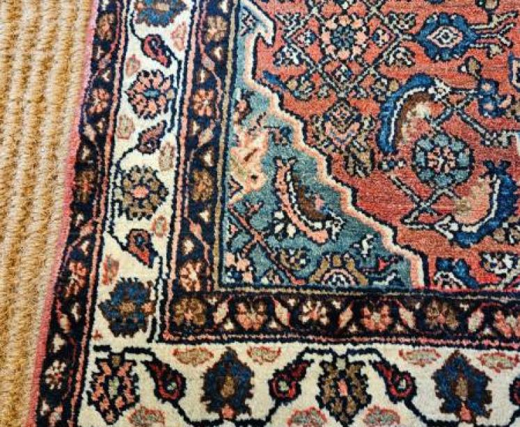 Antique Persian Wool Rug - Image 2