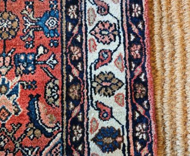 Antique Persian Wool Rug - Image 4
