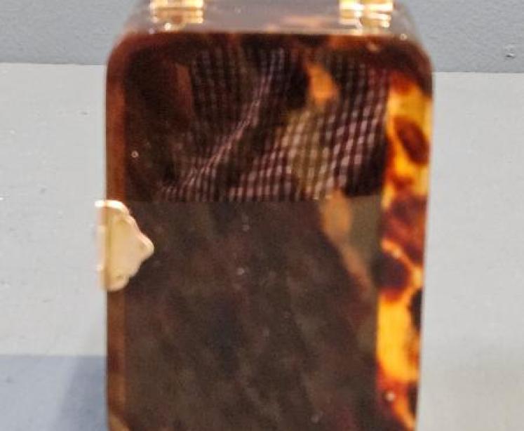 Small William Comyns Silver Gilt and Tortoise Shell Clock - Image 6