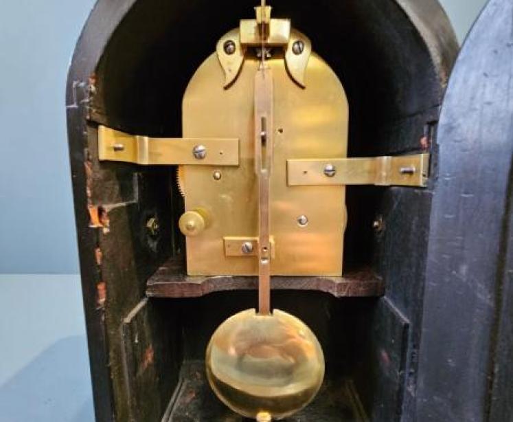 Small Regency Norwich Bracket Clock - Image 6