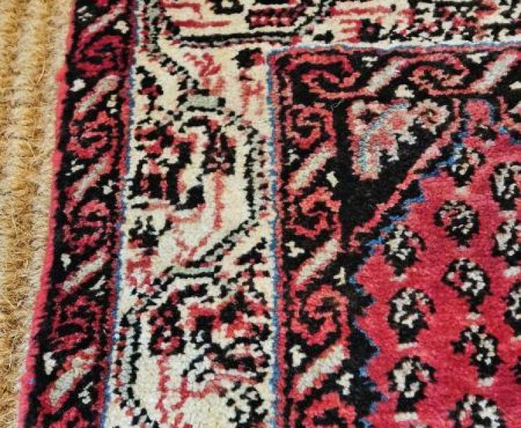 Antique Persian Pure Wool Rug Runner - Image 5