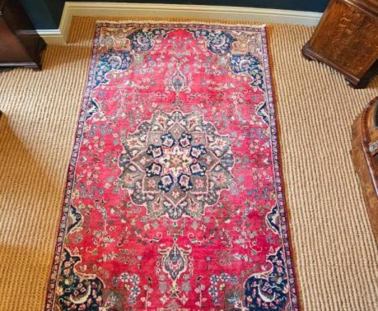 Superb Late Victorian Persian Pure Wool Rug - Image 1