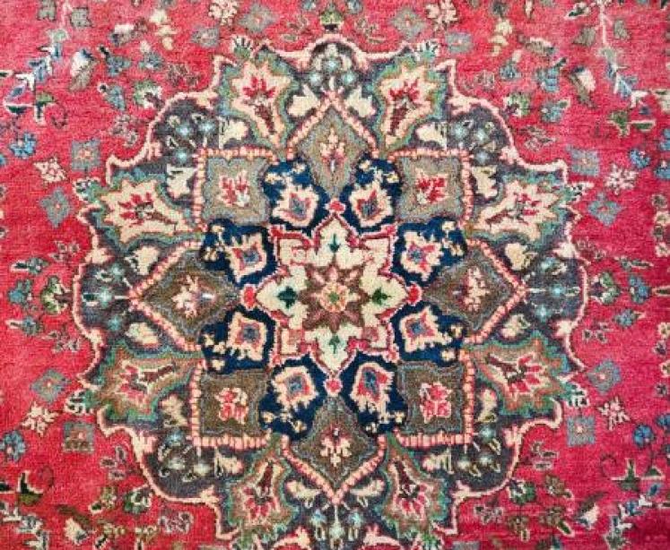 Superb Late Victorian Persian Pure Wool Rug - Image 3