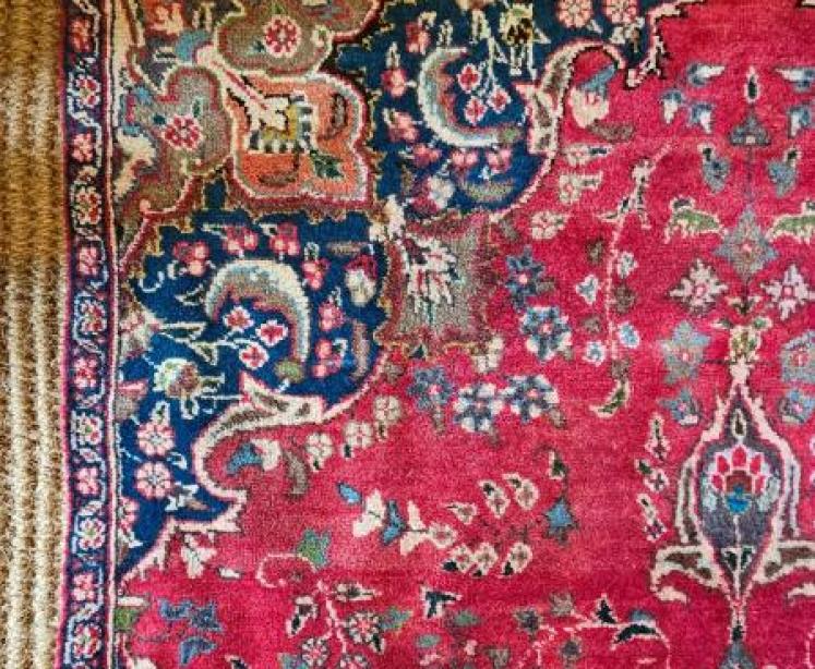 Superb Late Victorian Persian Pure Wool Rug - Image 6