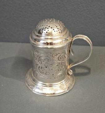 Victorian Silver Flour Sifter