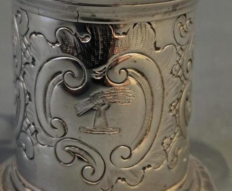 Victorian Silver Flour Sifter - Image 3