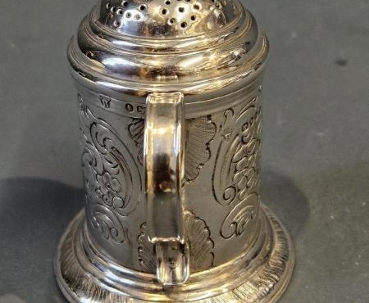 Victorian Silver Flour Sifter - Image 6