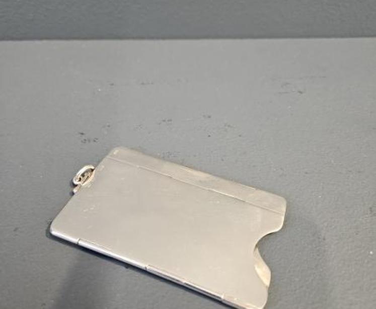 Rare Silver Collapsible Calling Card Case - Image 2
