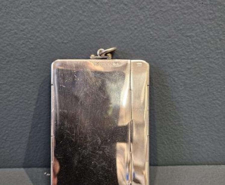 Rare Silver Collapsible Calling Card Case - Image 3