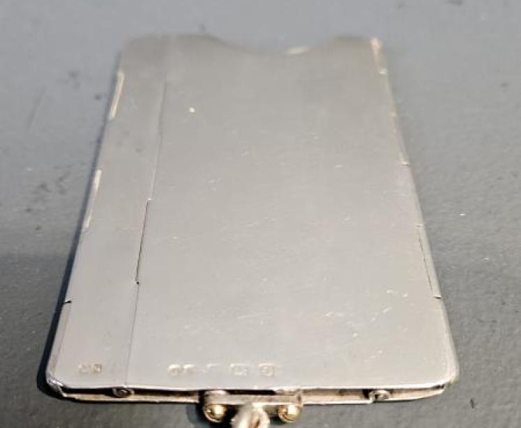 Rare Silver Collapsible Calling Card Case - Image 4
