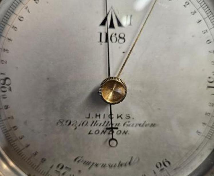 Victorian Marine Barometer by Hicks - Image 5