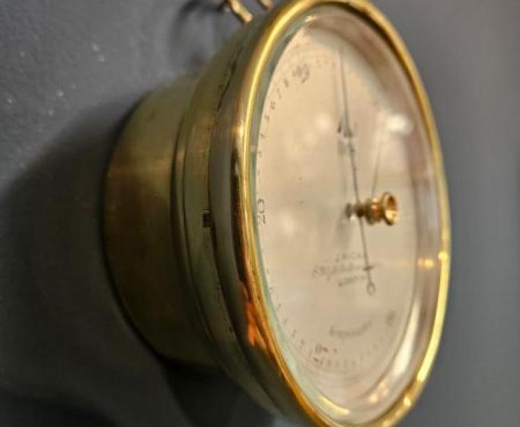 Victorian Marine Barometer by Hicks - Image 6