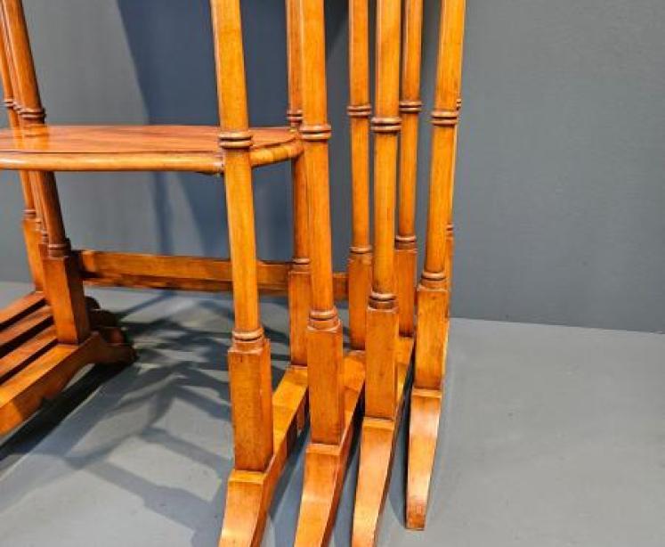 Nest of Edwardian Occasional Tables - Image 2