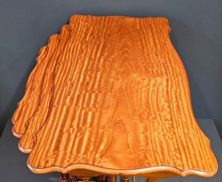 Nest of Edwardian Occasional Tables - Image 7