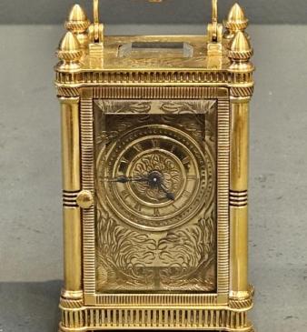 Edwardian Miniature Carriage Clock