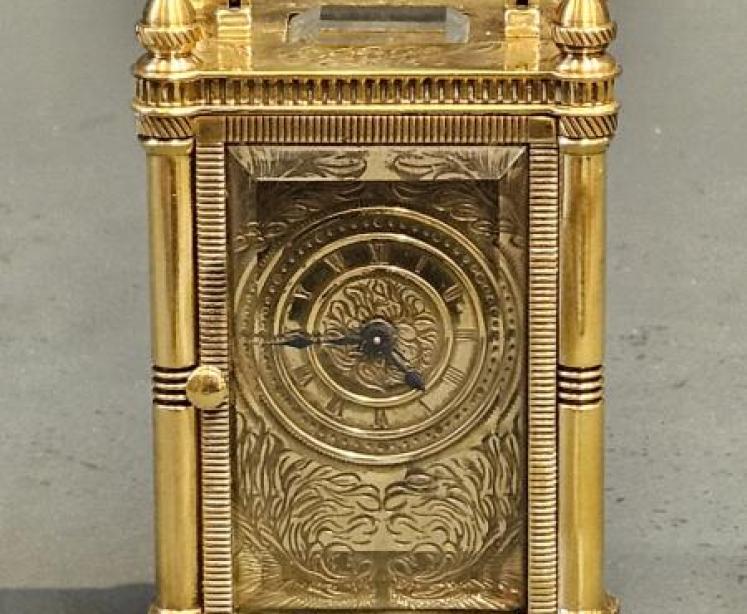 Edwardian Miniature Carriage Clock - Image 1
