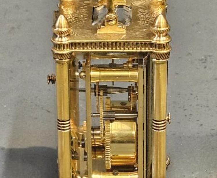 Edwardian Miniature Carriage Clock - Image 4