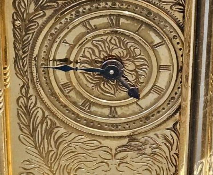 Edwardian Miniature Carriage Clock - Image 6