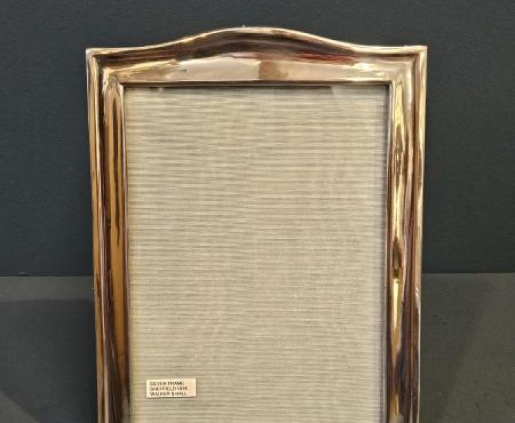 Silver Photo Frame by Walker and Hall - Image 1