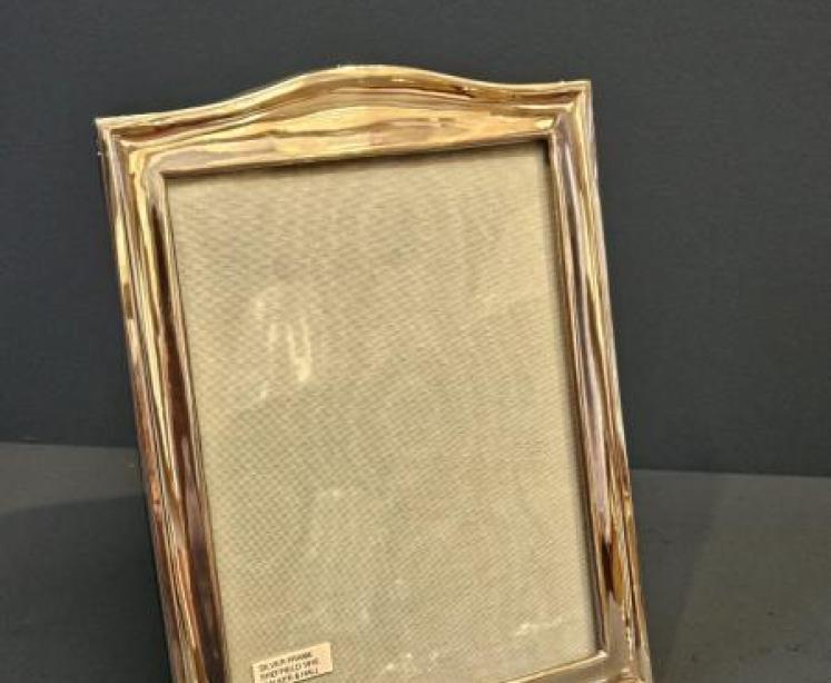Silver Photo Frame by Walker and Hall - Image 2