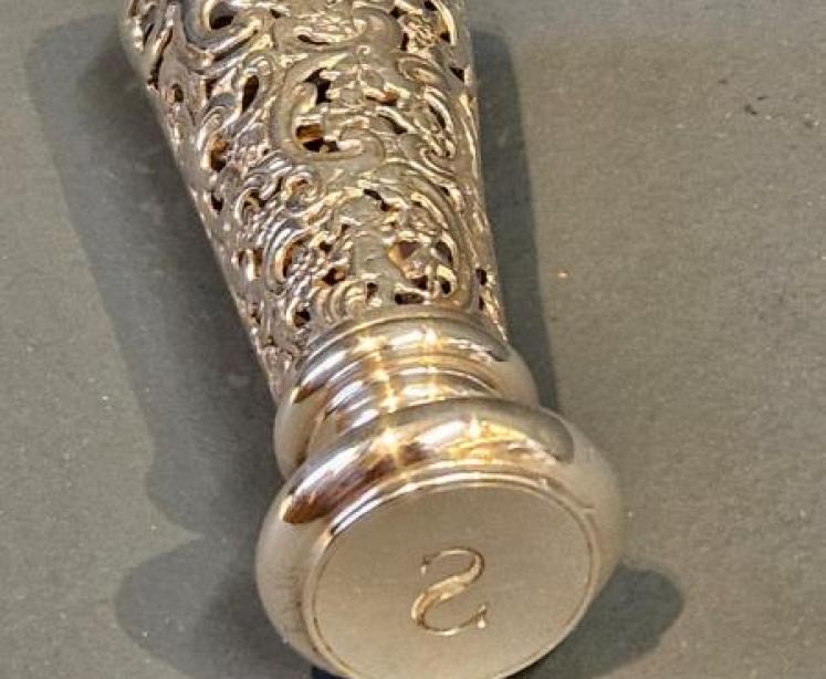 Large Victorian Silver Wax Seal - Image 2