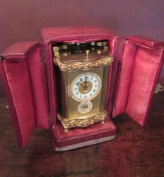 19th Century Striking & Repeating Cased Carriage Clock