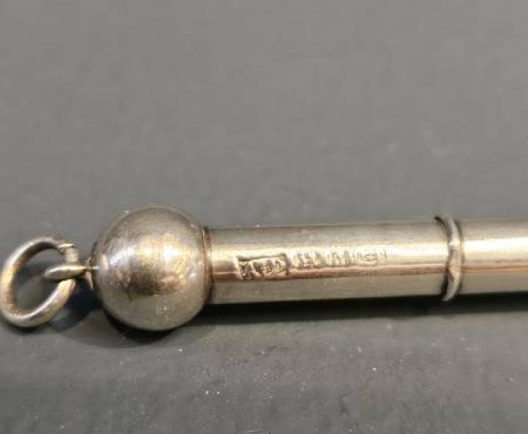 Edwardian Silver Telescopic Button Hook - Image 4