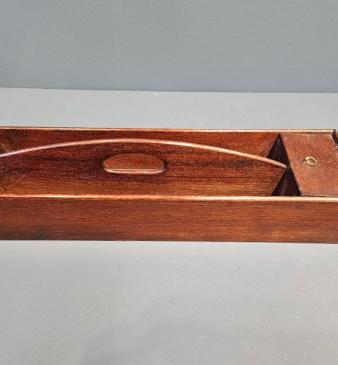 George III Mahogany Church Wardens Candle Box