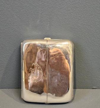 Victorian Silver Split Opening Cheroot Case