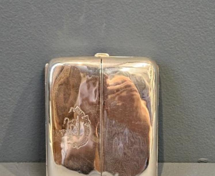 Victorian Silver Split Opening Cheroot Case - Image 1