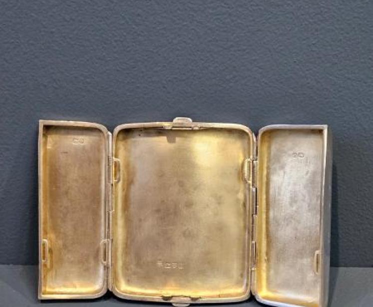 Victorian Silver Split Opening Cheroot Case - Image 2