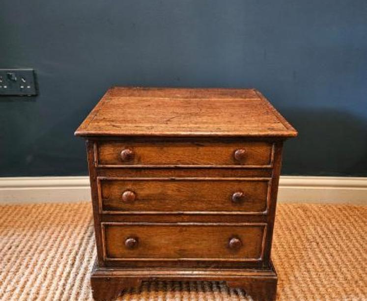 George II Oak Box Coffer  - Image 1