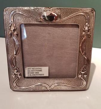 Silver Art Nouveau Frame