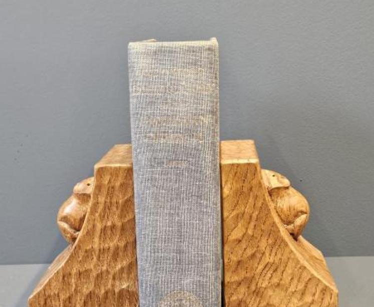 Pair of Thompson of Kilburn Mouseman Book Ends - Image 7