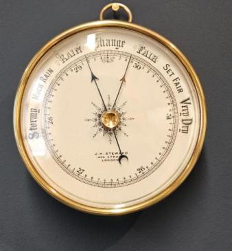 Victorian Marine Barometer by Steward of London