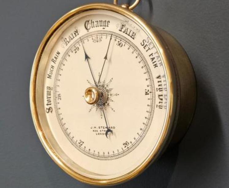 Victorian Marine Barometer by Steward of London - Image 3