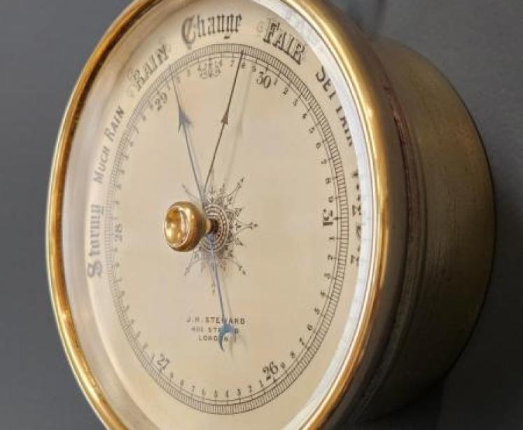 Victorian Marine Barometer by Steward of London - Image 5