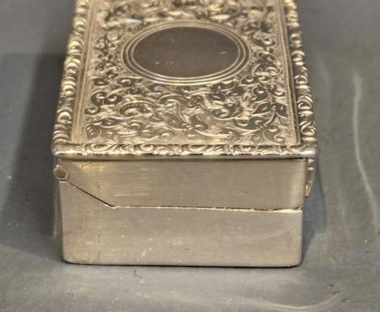 Fine Quality Edwardian Silver Table Snuff - Image 4