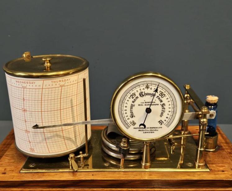 Pastorelli & Rapkin Barograph with Barometer Dial - Image 2