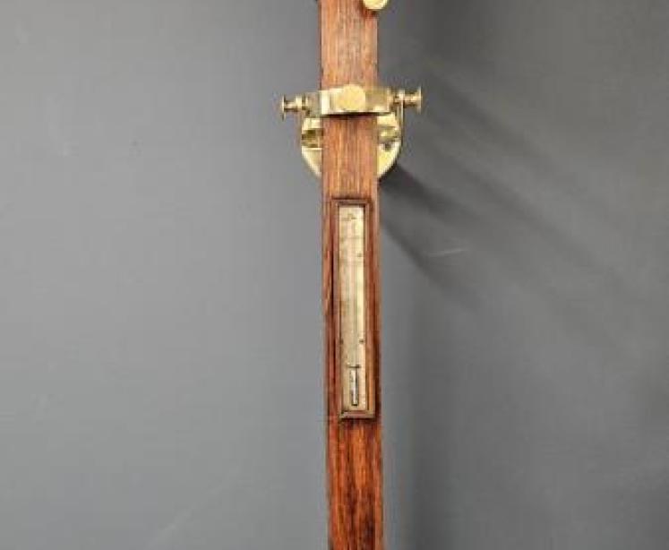 Victorian Marine Stick Barometer and Gimbal - Image 1