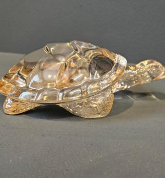 Lalique Gold Lustre Turtle 