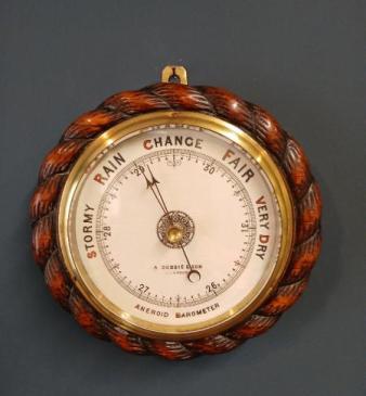 Victorian Dobbie of Glasgow Ships Barometer
