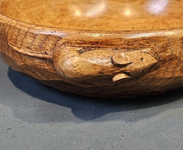 Thompsons of Kilburn Mouseman Nut Bowl - Image 6